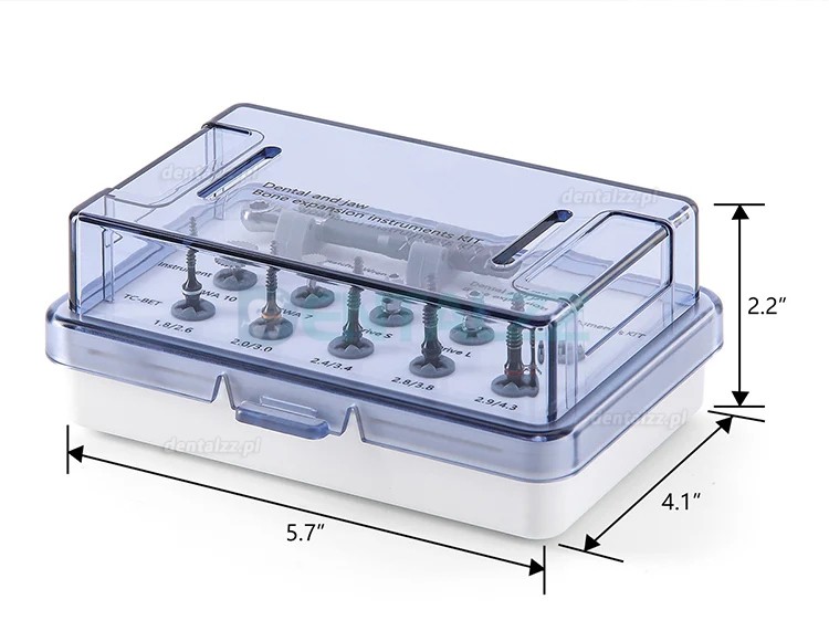 Zestaw Narzędzi do Ekspansji Kości Szczęki Implantologicznych Stal Nierdzewna